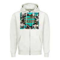 Oatmeal Heather western beautiful crazy Zipper Hoodie - BarkalooDesign