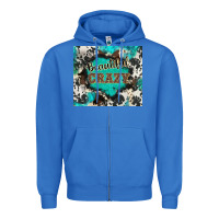 True Royal western beautiful crazy Zipper Hoodie - BarkalooDesign