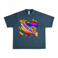 Midnight Navy lgbtq proud dad Urban Heavy Tee - HRA Design Shop