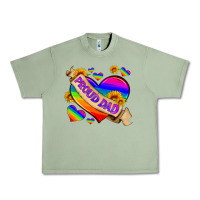 Oil Green lgbtq proud dad Urban Heavy Tee - HRA Design Shop