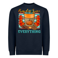 Navy pumpkin spice everything Heavyweight Sweatshirt - HRA Design Shop