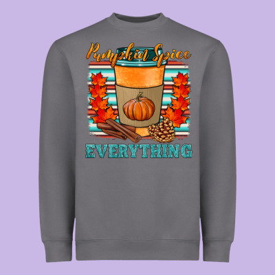 Pumpkin Spice Everything Heavyweight Sweatshirt Designed By Hra Design Shop