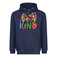 Navy autism be kind Heavyweight Hoodie - NancyCooperArtShop