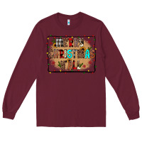 Burgundy merry christmas y'all Long Sleeve Tee - JahusDesignShop