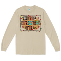 Mushroom merry christmas y'all Long Sleeve Tee - JahusDesignShop