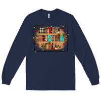 Navy merry christmas y'all Long Sleeve Tee - JahusDesignShop