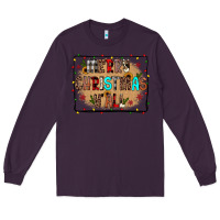 Plum merry christmas y'all Long Sleeve Tee - JahusDesignShop