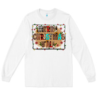 White merry christmas y'all Long Sleeve Tee - JahusDesignShop