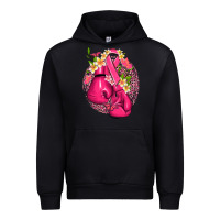Black cancer boxing gloves with ribbon Urban Hoodie - NancyCooperArtShop