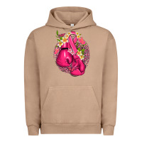 Pigment Burro cancer boxing gloves with ribbon Urban Hoodie - NancyCooperArtShop