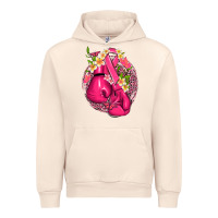 Sandshell cancer boxing gloves with ribbon Urban Hoodie - NancyCooperArtShop