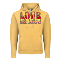 Vintage Mustard Love Mexico Vintage Hoodie - texasbilliewilder
