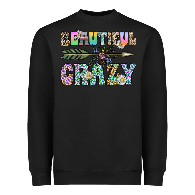 Beautiful Crazy Heavyweight Sweatshirt by CowhideDigitalArt | Teevron