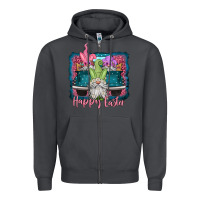 Smoke happy easter gnomes farm truck Zipper Hoodie - Jasminsmagicworld