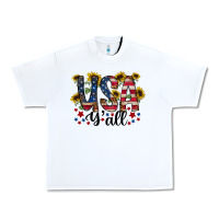 White usa yall Urban Heavy Tee - RacoonDesign