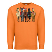 Carrot horses with christmas Premium Sweatshirt - MaliasSmallBusiness