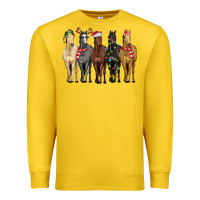 Lemon horses with christmas Premium Sweatshirt - MaliasSmallBusiness
