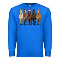 True Royal horses with christmas Premium Sweatshirt - MaliasSmallBusiness