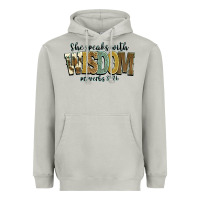 Moon Dust she speaks with wisdom proverbs 31 26 Heavyweight Hoodie - NancyCooperArtShop
