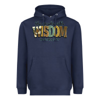 Navy she speaks with wisdom proverbs 31 26 Heavyweight Hoodie - NancyCooperArtShop