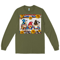 Army Green hockey gnomes Long Sleeve Tee - AdoDesignShop