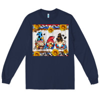 Navy hockey gnomes Long Sleeve Tee - AdoDesignShop