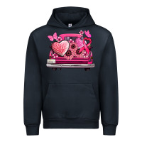 Navy cancer truck back view Urban Hoodie - NancyCooperArtShop