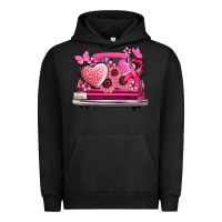 Pigment Black cancer truck back view Urban Hoodie - NancyCooperArtShop
