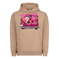 Pigment Burro cancer truck back view Urban Hoodie - NancyCooperArtShop