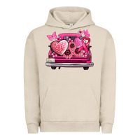 Pigment French Oak cancer truck back view Urban Hoodie - NancyCooperArtShop