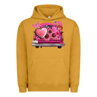 Pigment Peanut Butter cancer truck back view Urban Hoodie - NancyCooperArtShop