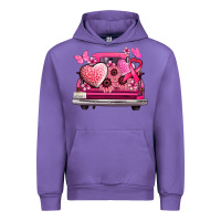 Tulip cancer truck back view Urban Hoodie - NancyCooperArtShop