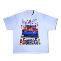 Grape Ice western fourth of july america truck Urban Heavy Tee - FaDigitalArtStudio