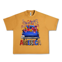 Peanut Butter western fourth of july america truck Urban Heavy Tee - FaDigitalArtStudio