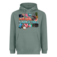 Sage small businesses summer vibe Heavyweight Hoodie - NancyCooperArtShop