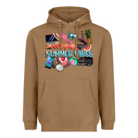 Toasted Coconut small businesses summer vibe Heavyweight Hoodie - NancyCooperArtShop