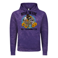Cloud Purple dead inside but caffeinated Vintage Hoodie - Zillion Design Studio