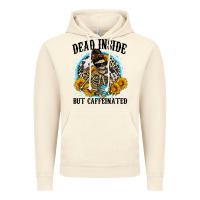 Vintage Artic dead inside but caffeinated Vintage Hoodie - Zillion Design Studio
