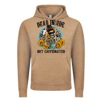 Vintage Coffee dead inside but caffeinated Vintage Hoodie - Zillion Design Studio