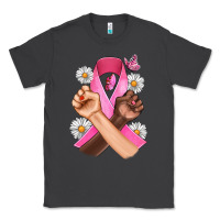 Smoke Breast Cancer Fist Daisy Butterfly Classic Tee - Artiststas