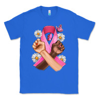 True Royal Breast Cancer Fist Daisy Butterfly Classic Tee - Artiststas