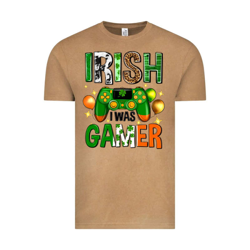 Irish I Was Gamer St. Patricks Day Vintage Tee by Neo Western | Teevron