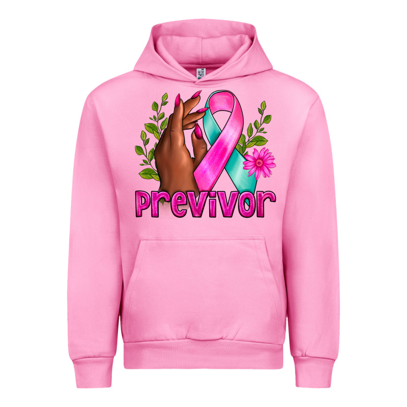 Previvor Breast Cancer Urban Hoodie by NancyCooperArtShop | Teevron