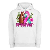 Pigment Lunar Rock Previvor Breast Cancer Urban Hoodie - NancyCooperArtShop