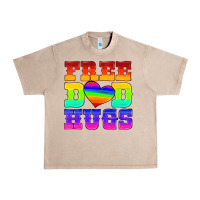 French Oak lgbtq free dad hugs Urban Heavy Tee - HRA Design Shop