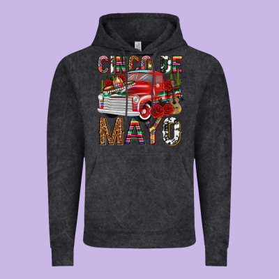 Cinco De Mayo Truck Vintage Hoodie Designed By Texasbilliewilder