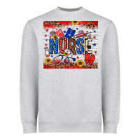 Heather Grey American Nurse 20oz tumbler Heavyweight Sweatshirt - Neo Western