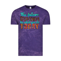 Cloud Purple the future on what you do today Vintage Tee - HRA Design Shop