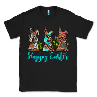 Black happy easter leopard cowhide turquoise cactus bunny's Classic Tee - JahusDesignShop