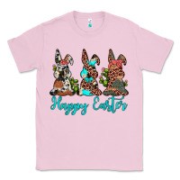 Bubblegum Pink happy easter leopard cowhide turquoise cactus bunny's Classic Tee - JahusDesignShop